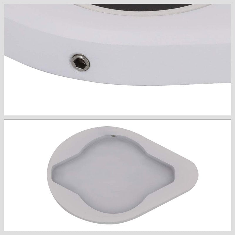 NRG Innovations RDC-100WT Aluminum Powdercoated White Radiator Cap Cover Decor