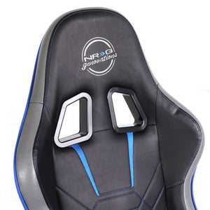 NRG RSC-G100BL Racing Seat Style Reclinable Back/Leg Resting Office Gaming Chair NRG-RSC-G100BL