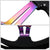 Black Wood/Neo Chrome Slit Holes 350mm 3" Deep RST-018BK-MC NRG Steering Wheel-Interior-BuildFastCar