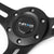 NRG RST-018BR-BK Brown Wood/BlackSlit Holes 3 Spoke Steering Wheel+Horn Button-Interior-BuildFastCar