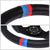 M3 Tircolor Stripe/Stitch 350mm 2.5" Deep RST-023MB-R-M3 NRG Steering Wheel+Horn-Interior-BuildFastCar
