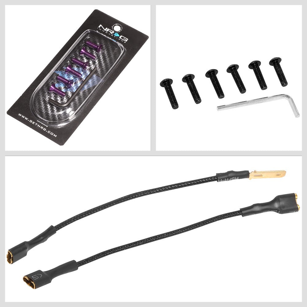 NRG Innovations RST-027GM-BL Universal MATSURI Blue/Neochrome Steering Wheel