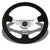 Black Suede/Red Stitch Vintage 350mm 3" Deep RST-036CH-S NRG Steering Wheel+Horn-Interior-BuildFastCar