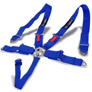 NRG SBH-R6PCBL 5-Point Cam Lock Blue SFI Approved 16.1 Racing Seat Belt Harness-Seats & Components-BuildFastCar