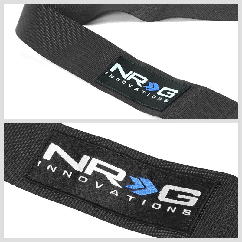 NRG SBH-RS5PCBK 5-Point Cam Lock Black SFI 16.1 Racing Seat Belt Harness-Seats & Components-BuildFastCar