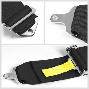 NRG SBH-RS5PCBK 5-Point Cam Lock Black SFI 16.1 Racing Seat Belt Harness-Seats & Components-BuildFastCar