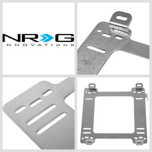 2x NRG Stainless Steel Racing Seat Mount Bracket Adapter For 99-05 Miata MX5