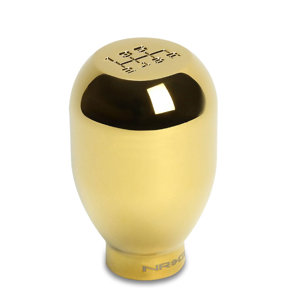 NRG SK-100CGD-W-6-N JDM Heavy Weight Chrome Gold 6-Speed Shift Knob SK-100CGD-W-6-N