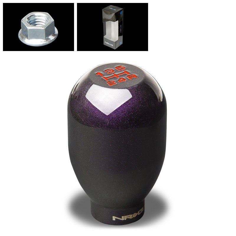 NRG Metallic Purple Heavy Weight 5-Speed 10mm x 1.5 SK-100GP-2-W Shift Knob-Shifter Components-BuildFastCar