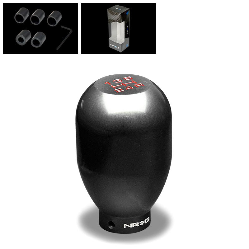 NRG Innovations Nickel Type-R 5-Speed Manual M8 M10 M12 SK-100N Race Shift Knob-Shifter Components-BuildFastCar