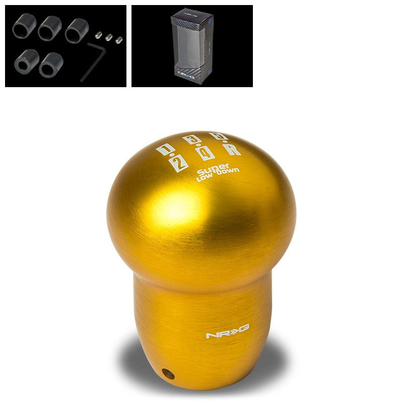 NRG Rose Gold Super Low 5-Speed Manual M8 M10 M12 SK-140RG Racing Shift Knob-Shifter Components-BuildFastCar