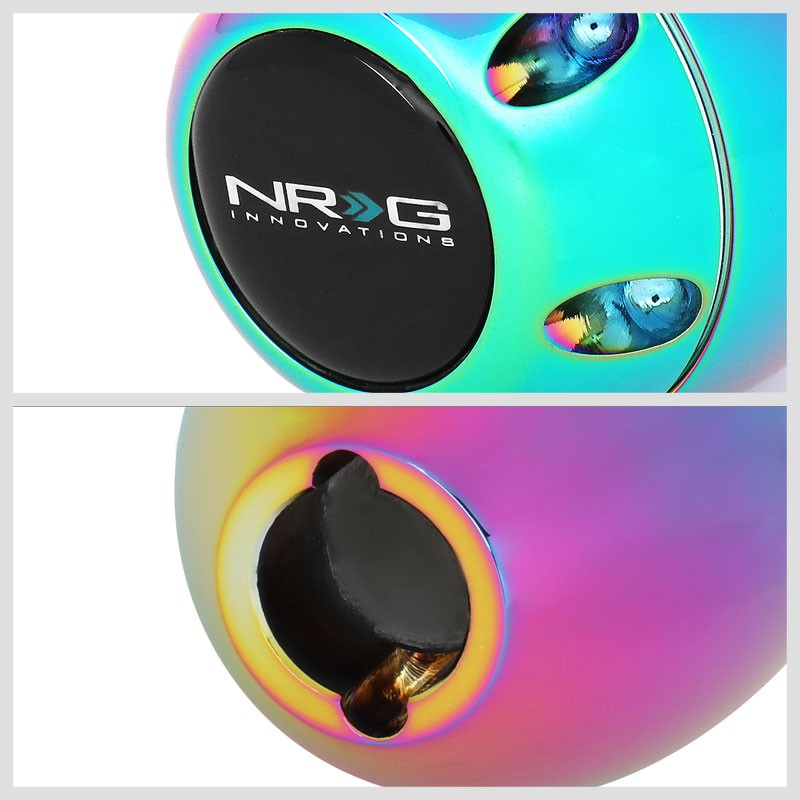 NRG Innovations Neochrome Type-M 57mm M8 M10 M12 SK-150MC Racing Shift Knob-Shifter Components-BuildFastCar