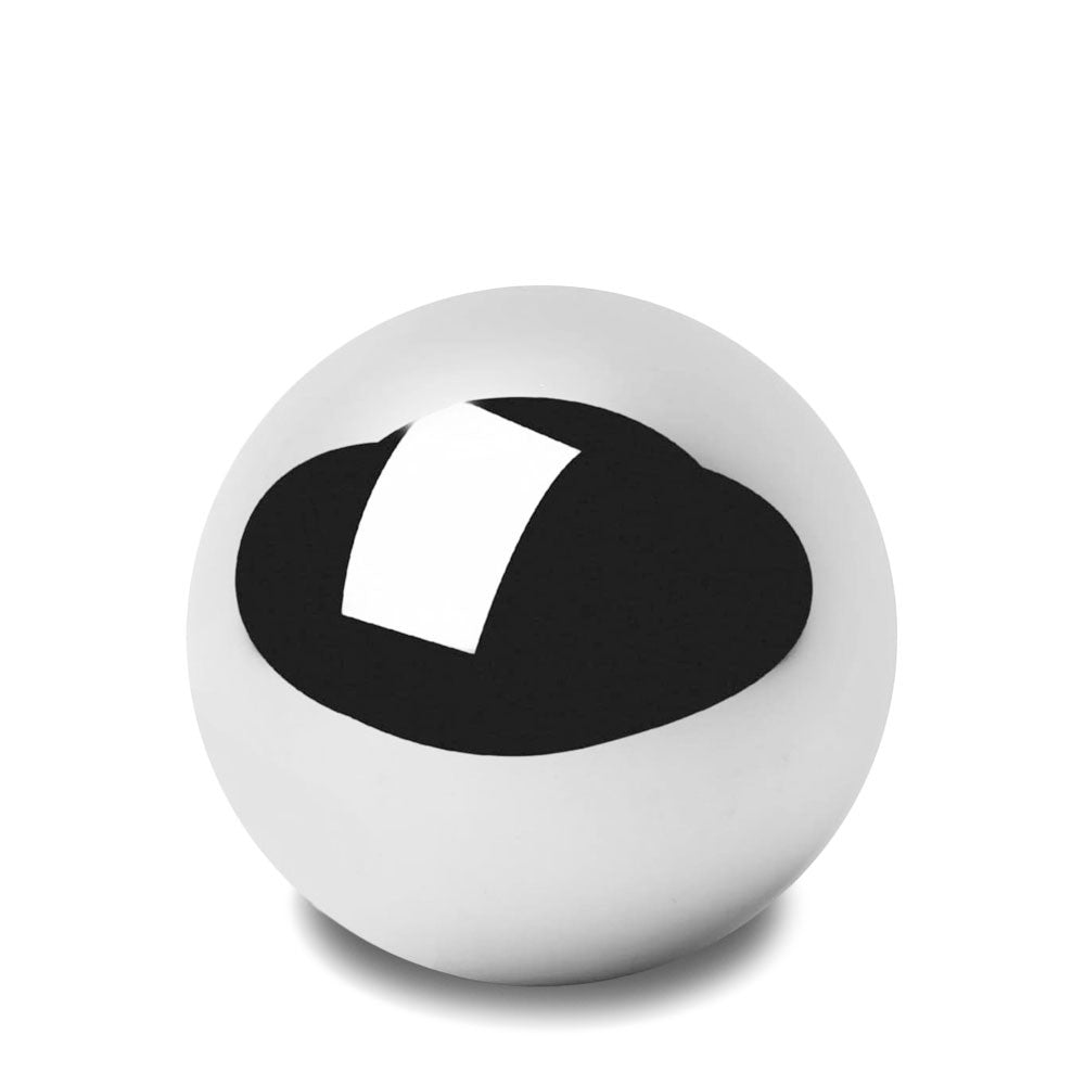 NRG SK-300CH-W Chrome Silver Clear Pattern Ball Style Shift Knob+Insert Adapter