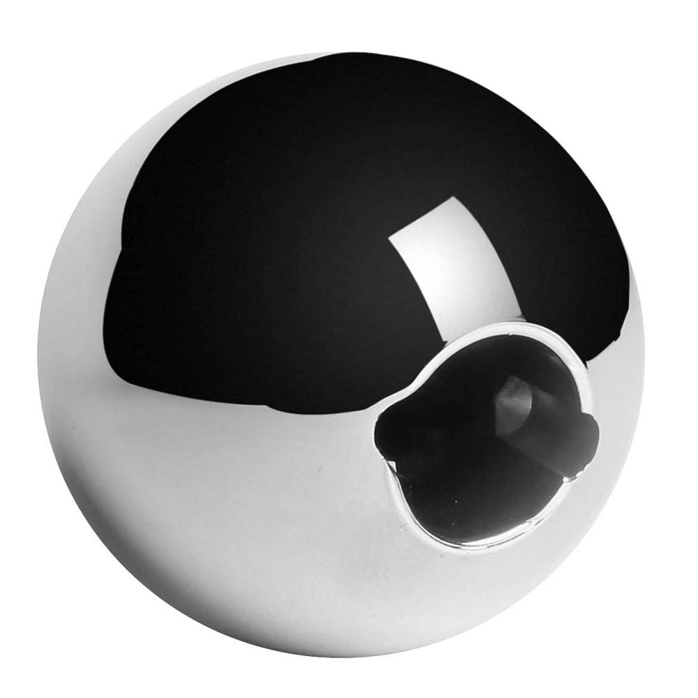 NRG SK-300CH-W Chrome Silver Clear Pattern Ball Style Shift Knob+Insert Adapter