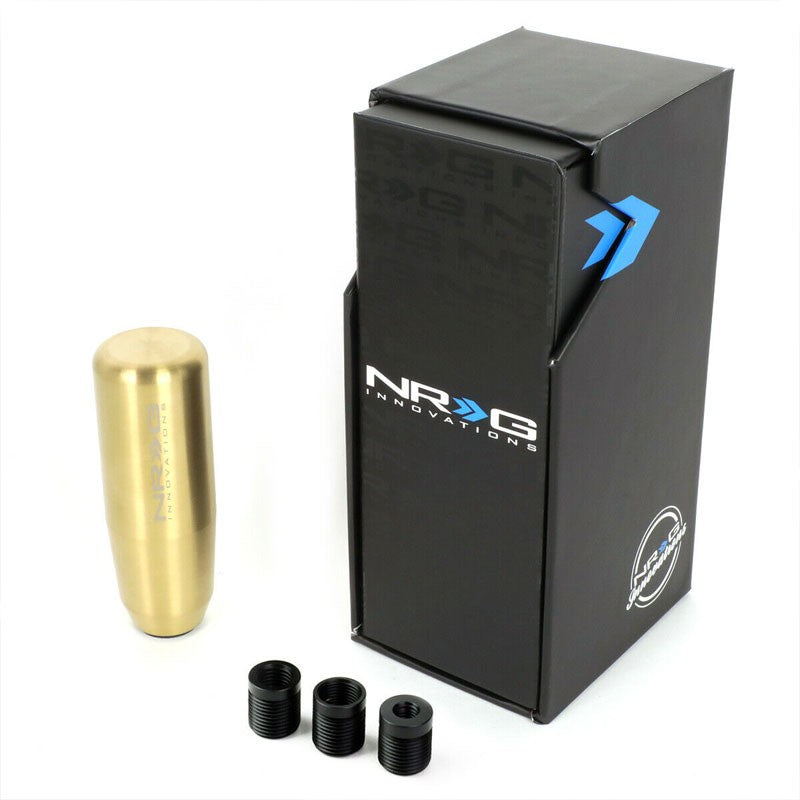 NRG Innovations Gold Short Stick 3.5" Tall M8 M10 M12 SK-450GD Racing Shift Knob-Shifter Components-BuildFastCar