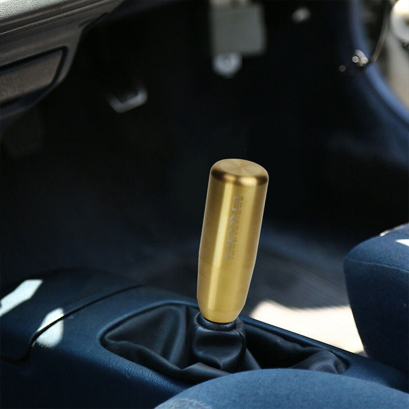 NRG Innovations Gold Short Stick 3.5" Tall M8 M10 M12 SK-450GD Racing Shift Knob-Shifter Components-BuildFastCar