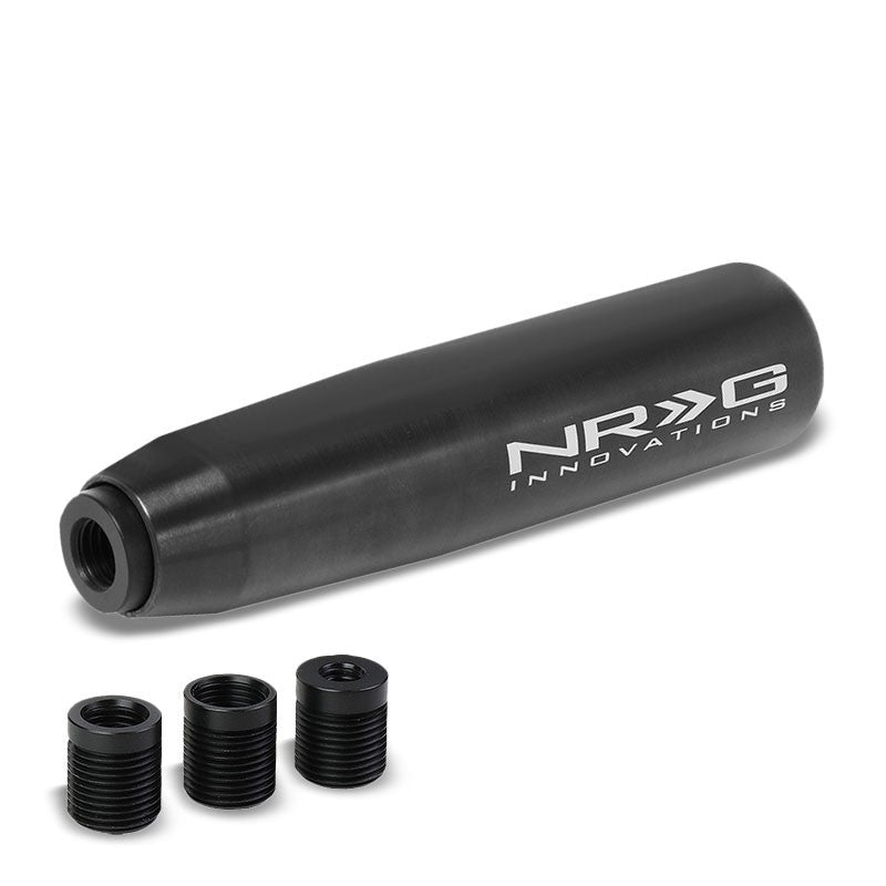 NRG Innovations Black Long Heavy Weight M8 M10 M12 SK-480BC Racing Shift Knob-Shifter Components-BuildFastCar