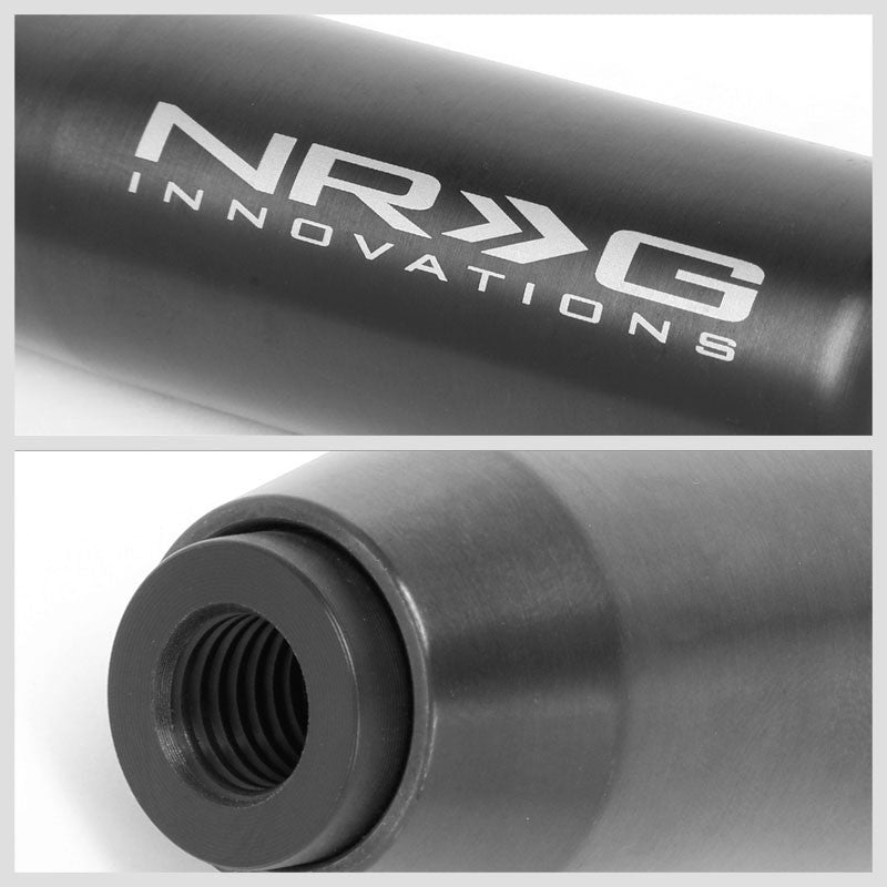 NRG Innovations Black Long Heavy Weight M8 M10 M12 SK-480BC Racing Shift Knob-Shifter Components-BuildFastCar