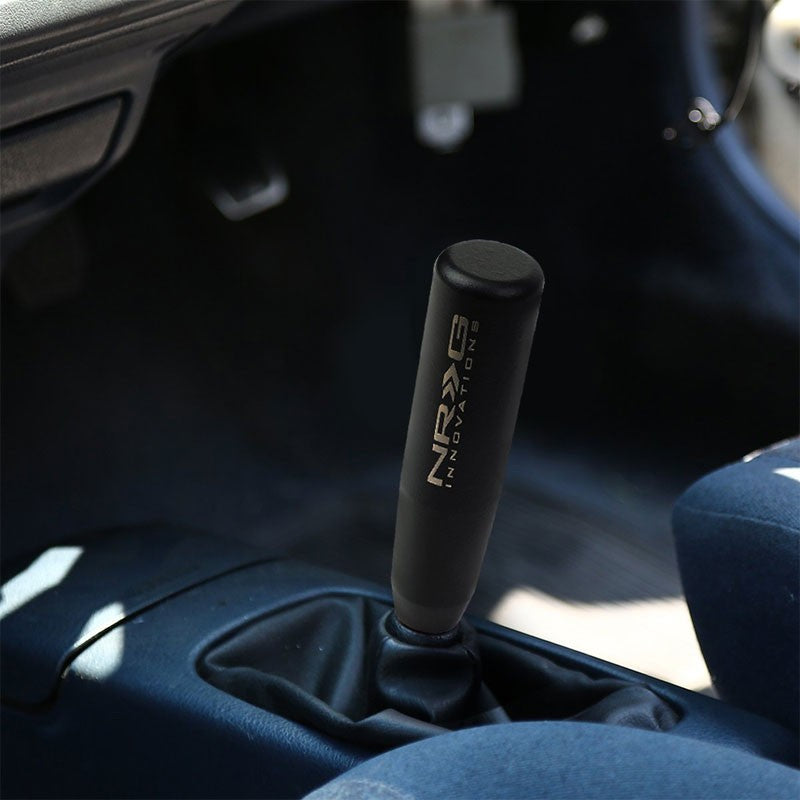 NRG Wrinkle Black Long Heavy Weight M8 M10 M12 SK-480BK-P Racing Shift Knob-Shifter Components-BuildFastCar