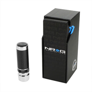NRG Black Carbon Slimboy Adjust 10mm x 1.25 Thread SK-580BC-1 Racing Shift Knob-Shifter Components-BuildFastCar