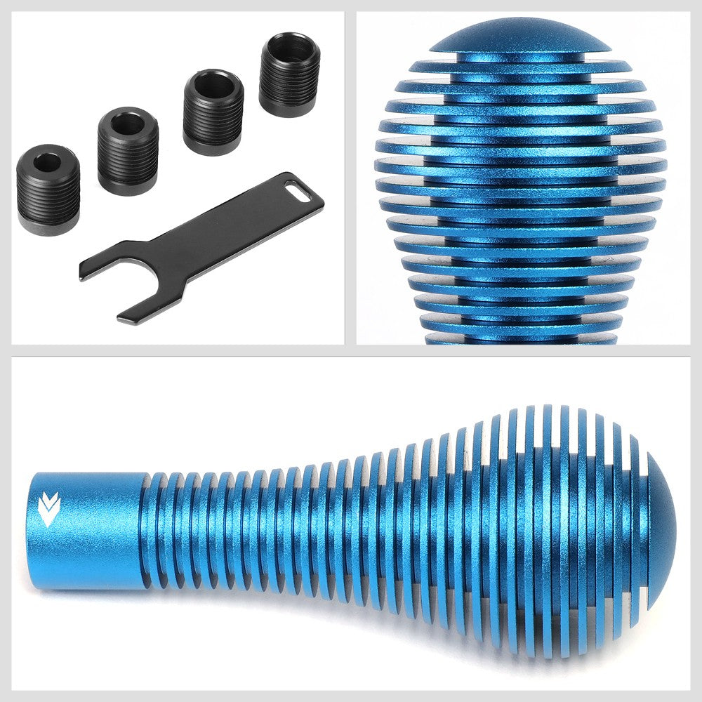NRG Universal SK-701BL Aluminum Blue Anodized Heatsink Bubble Head Short Shift Knob