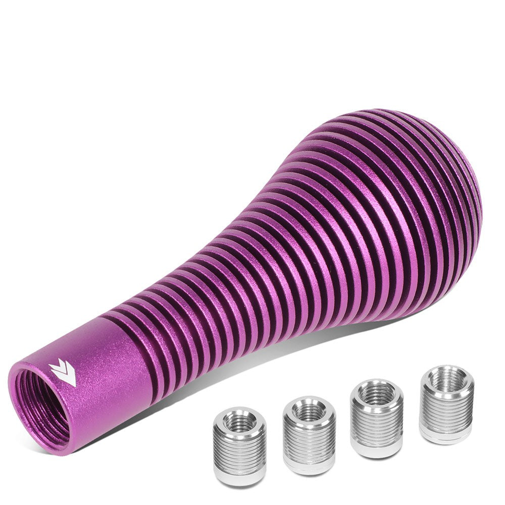 NRG SK-701PP Heatsink Bubble Head Short Manual MT Shift Knob Purple NRG-SK-701PP
