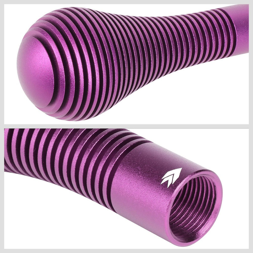 NRG SK-701PP Heatsink Bubble Head Short Manual MT Shift Knob Purple NRG-SK-701PP