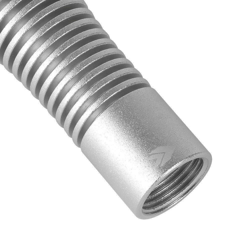 NRG SK-701SL Heatsink Bubble Head Short Manual MT Shift Knob Silver NRG-SK-701SL