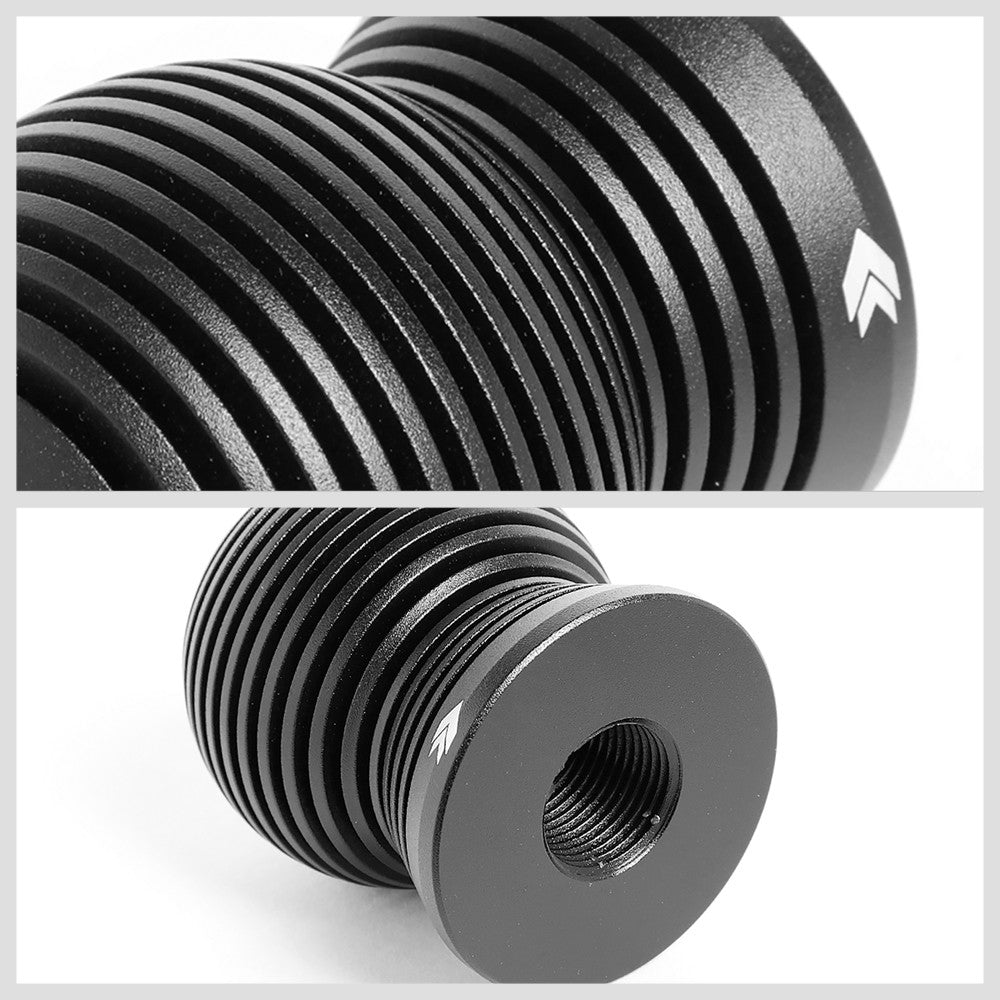 NRG Universal SK-702BK Aluminum Black Anodized Heatsink Spheric Style Shift Knob