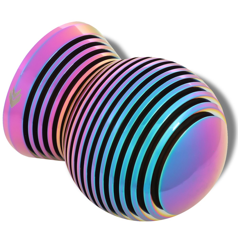 NRG Aluminum Neo Chrome Heatsink Style Shift Knob Threaded Shifter NRG-SK-702MC