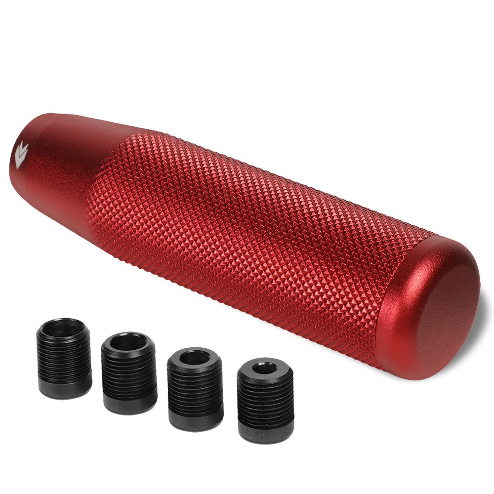 NRG Universal Aluminum Red Long Stick Shift Knob Threaded Shifter NRG-SK-800RD