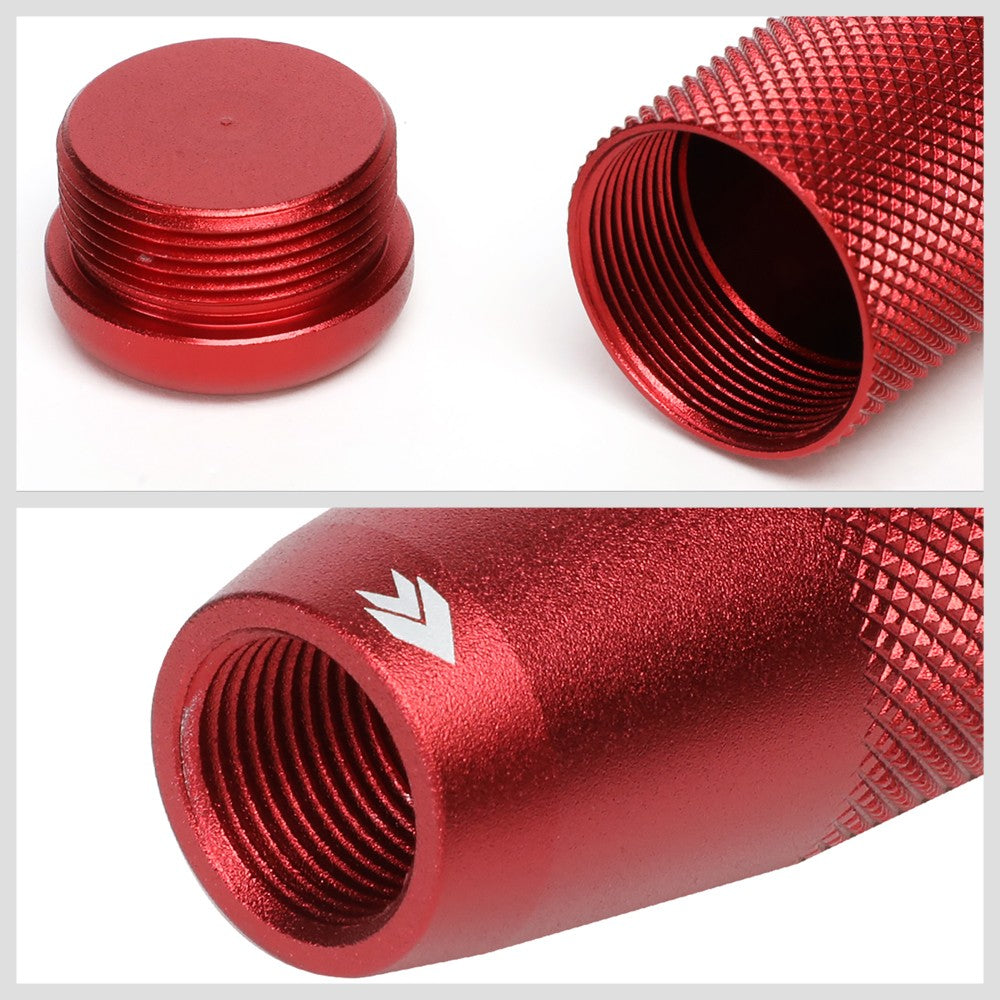 NRG Universal SK-800RD Aluminum Red Anodized Long Stick Shift Knob