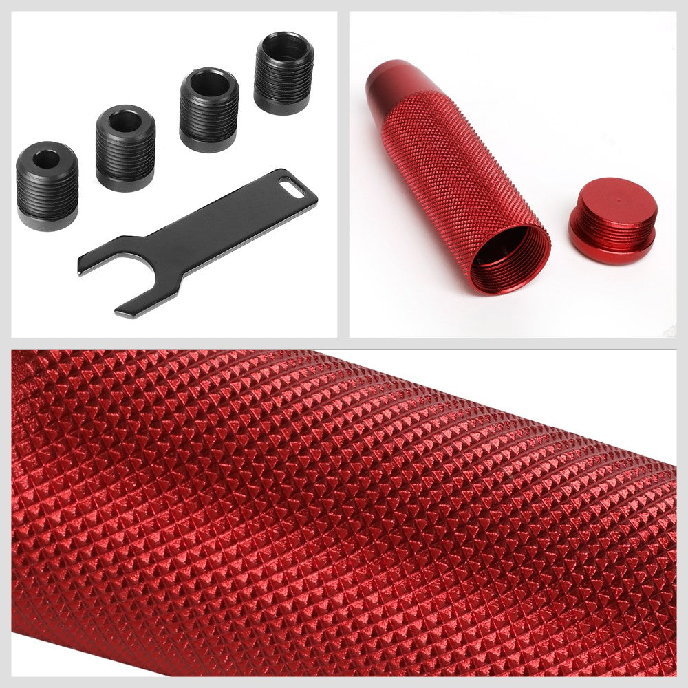NRG Universal SK-800RD Aluminum Red Anodized Long Stick Shift Knob