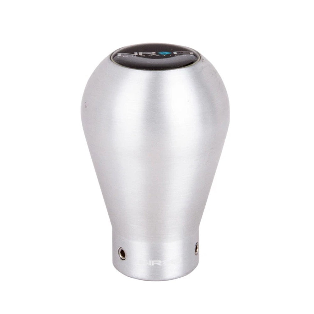 NRG Universal SK-900SL Aluminum Silver/Black Anodized Pear Shift Knob
