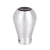 NRG Universal SK-900SL Aluminum Silver/Black Anodized Pear Shift Knob