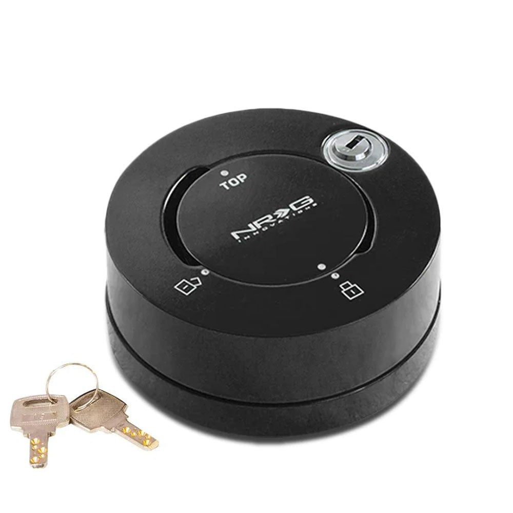NRG SRK-101BK Black Gen 1.0 Thin Steering Wheel Hub Quick Lock NRG-SRK-101BK