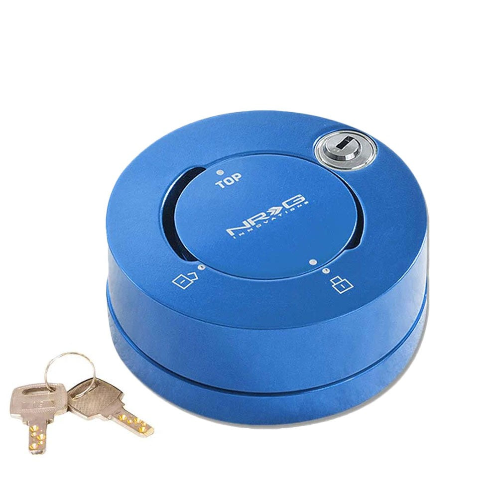NRG SRK-101BL Blue Gen 1.0 Thin Steering Wheel Hub Quick Lock NRG-SRK-101BL