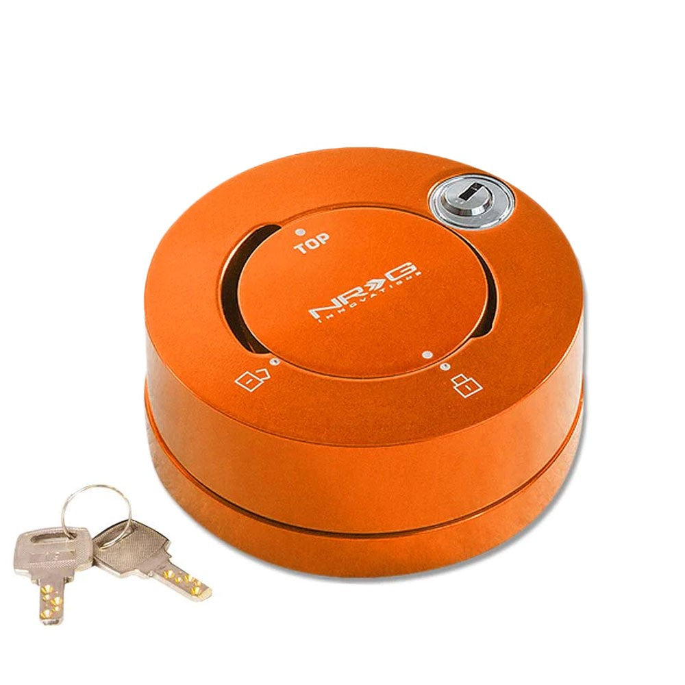 NRG SRK-101OR Orange Gen 1.0 Thin Steering Wheel Hub Quick Lock NRG-SRK-101OR