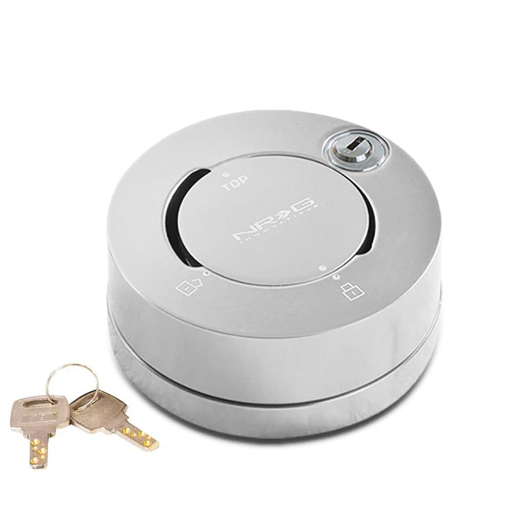 NRG SRK-101SL Silver Gen 1.0 Thin Steering Wheel Hub Quick Lock NRG-SRK-101SL