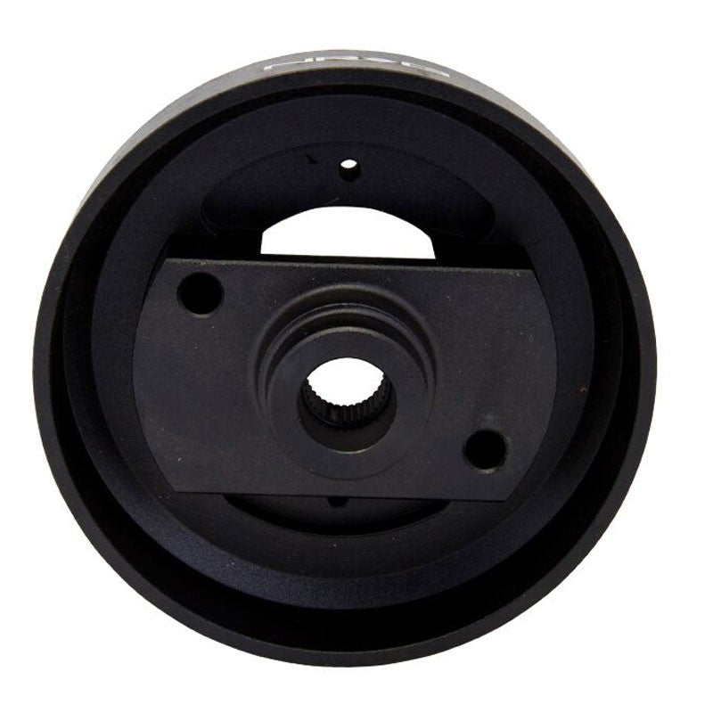 NRG SRK-105H Short Steering Wheel Hub Adapter Black For 08-12 Impreza WRX/WRX-Interior-BuildFastCar