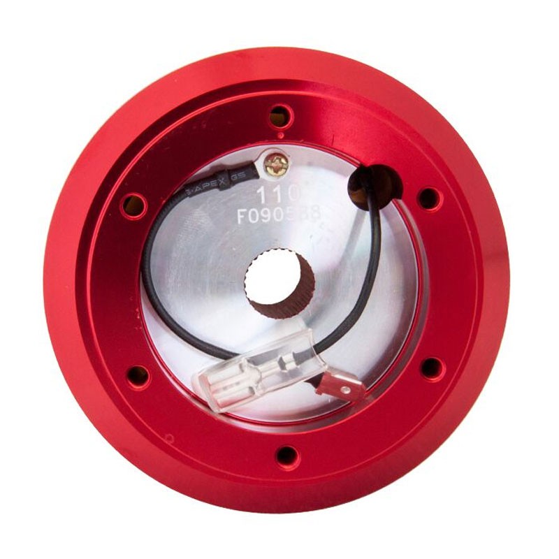 NRG SRK-110H-RD Short Steering Wheel Hub Adapter Red For 92-96 Honda Prelude-Interior-BuildFastCar