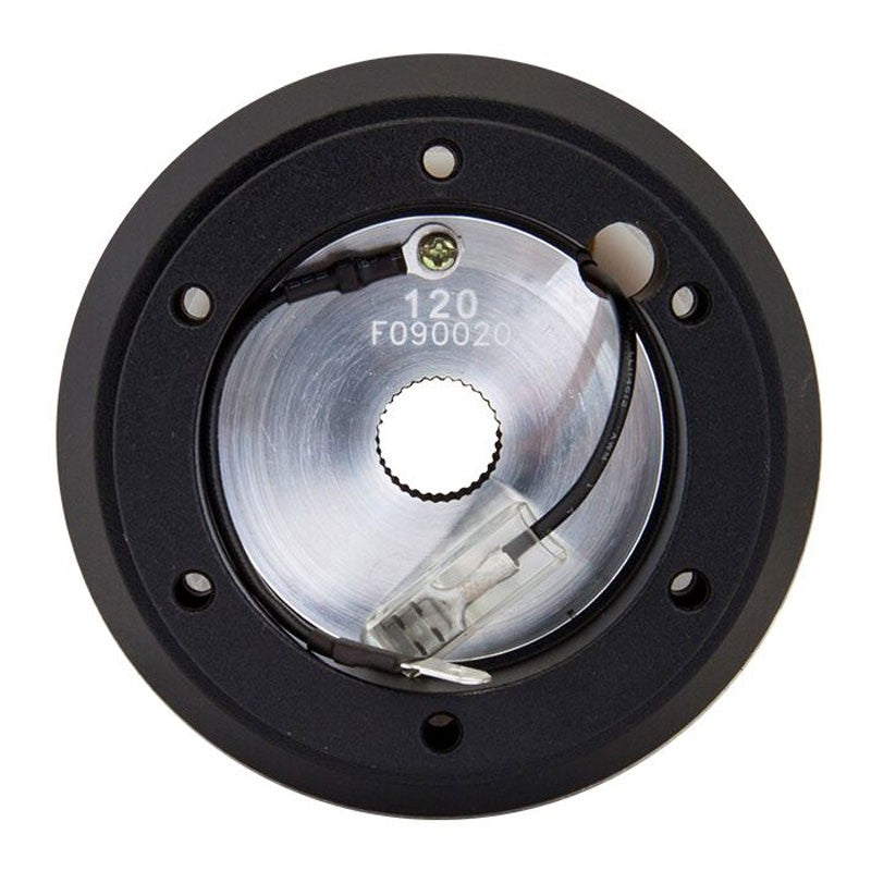 NRG SRK-120H Short Steering Wheel Hub Adapter Black For 84-12 Toyota Corolla-Interior-BuildFastCar