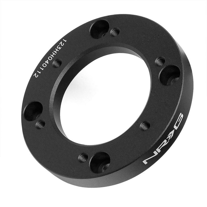 NRG SRK-123H Short Steering Wheel Hub Adapter Black For 10-18 Lotus Evora-Interior-BuildFastCar