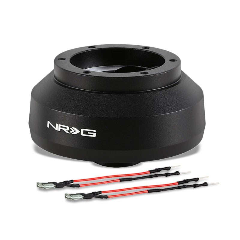 NRG SRK-132H Short Steering Wheel Hub Adapter Black For 08-15 Honda Accord-Interior-BuildFastCar