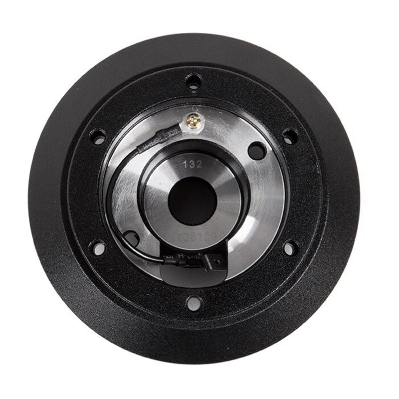 NRG SRK-132H Short Steering Wheel Hub Adapter Black For 08-15 Honda Accord-Interior-BuildFastCar