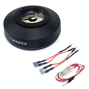 NRG Innovations SRK-161H Black 6x70mm Bolt Steering Wheel Short Hub Adapter