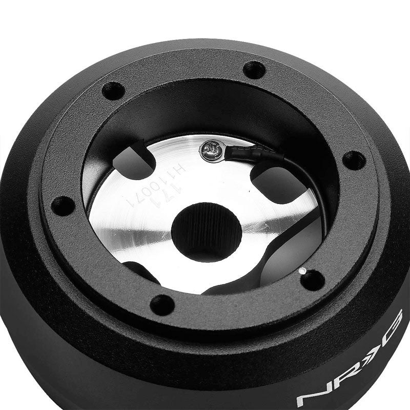 NRG SRK-171H Short Steering Wheel Hub Adapter Black For 87-18 Jeep Wrangler-Interior-BuildFastCar