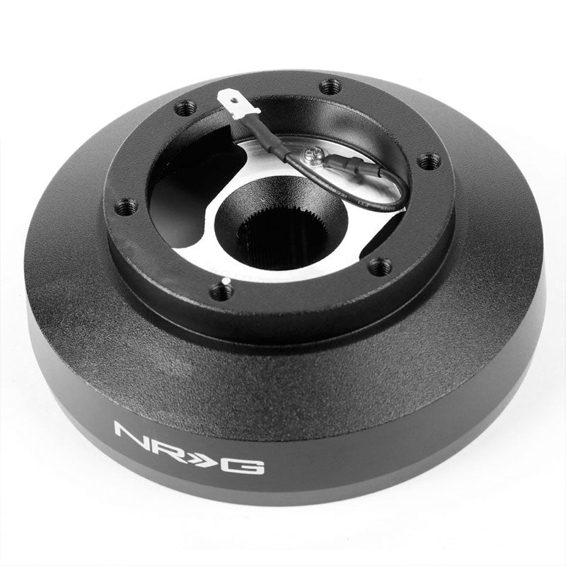NRG SRK-173H Short Steering Wheel Hub Adapter Black For 06-10 Dodge Charger-Interior-BuildFastCar
