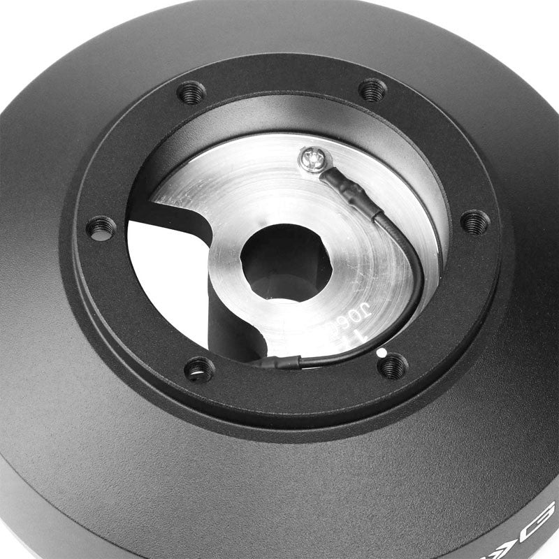 NRG Innovations SRK-179H Black 6x70mm Bolt Steering Wheel Short Hub Adapter