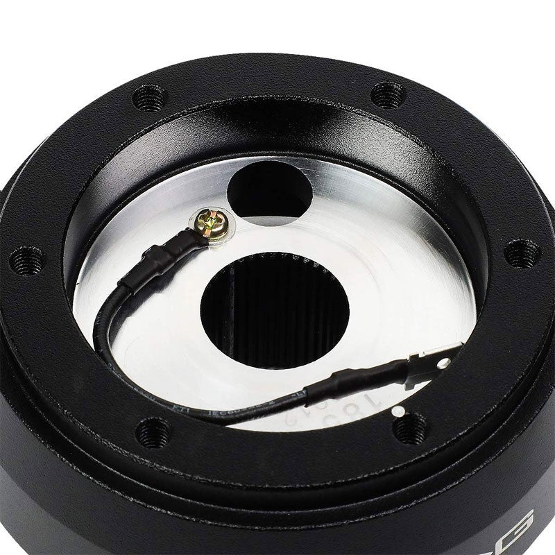 NRG SRK-185H Short Steering Wheel Hub Adapter Black For 50-73 Volkswagen Beetle-Interior-BuildFastCar